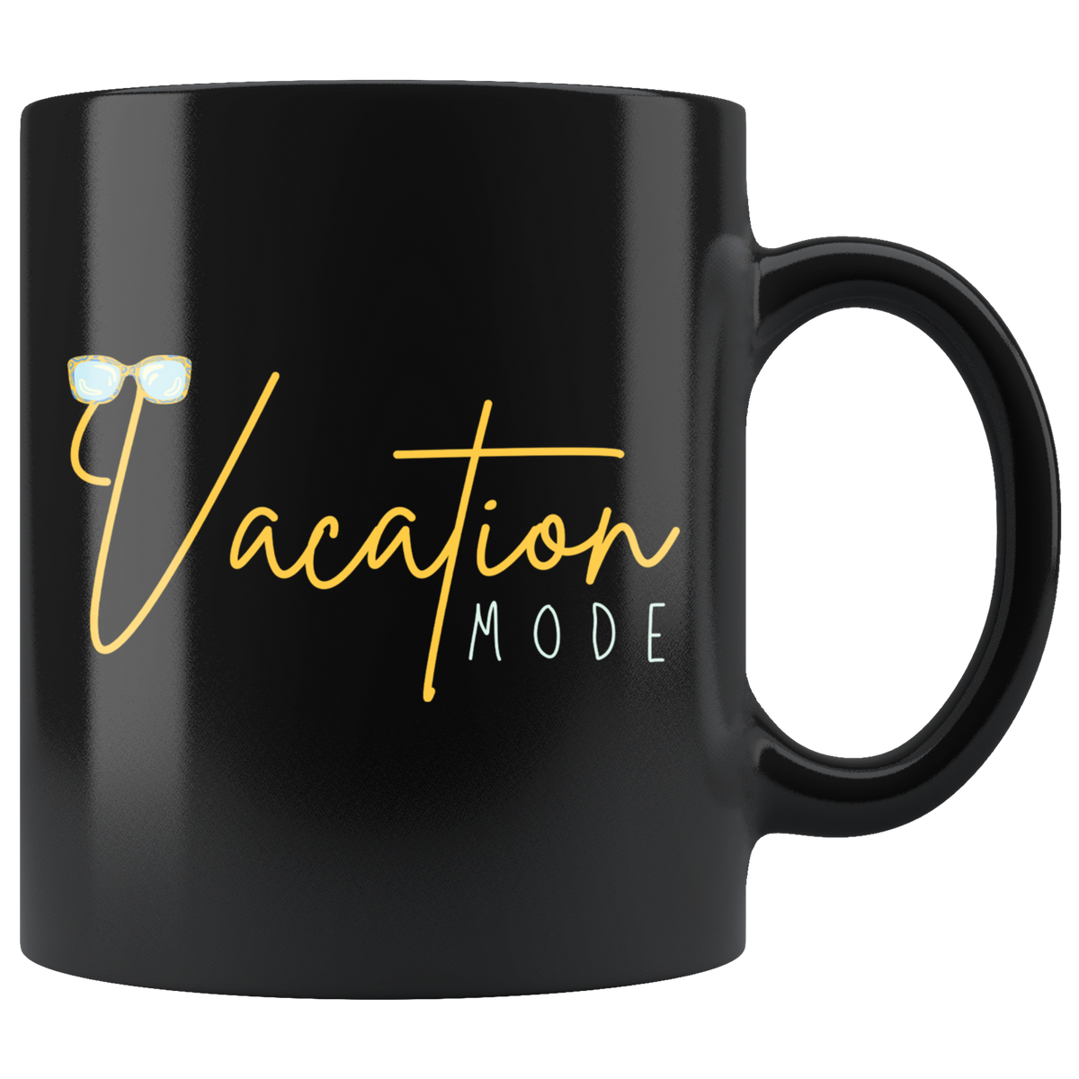 Vacation Mode Cute Sunglasses Matching Mug Set