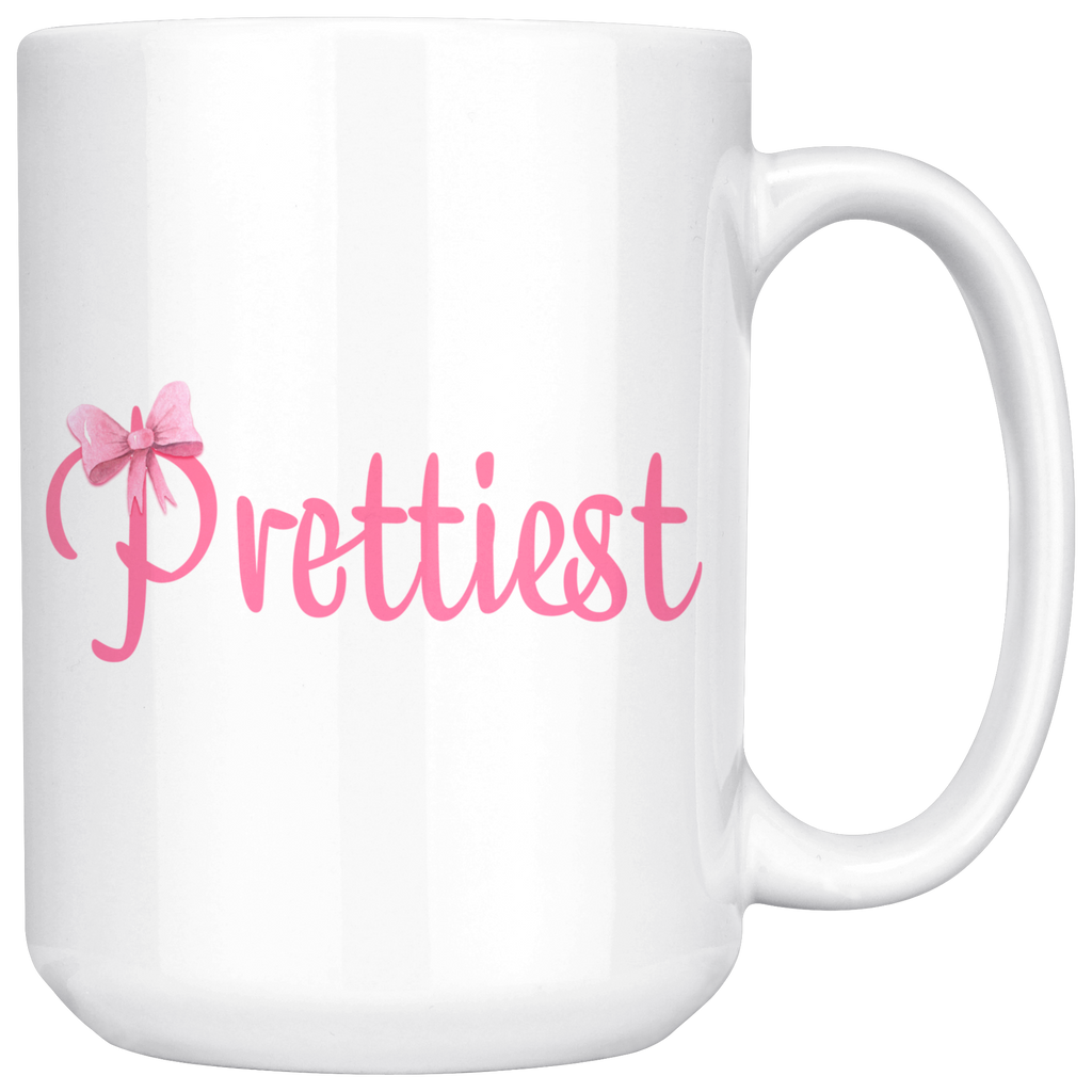 Prettiest with Bow Mom &  Me Mug Set
