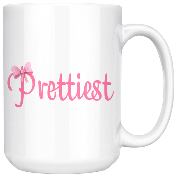 Prettiest with Bow Mom &  Me Mug Set