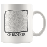 Load image into Gallery viewer, Oh Brother Rolling Eyes Laughing Star Personalized Mug
