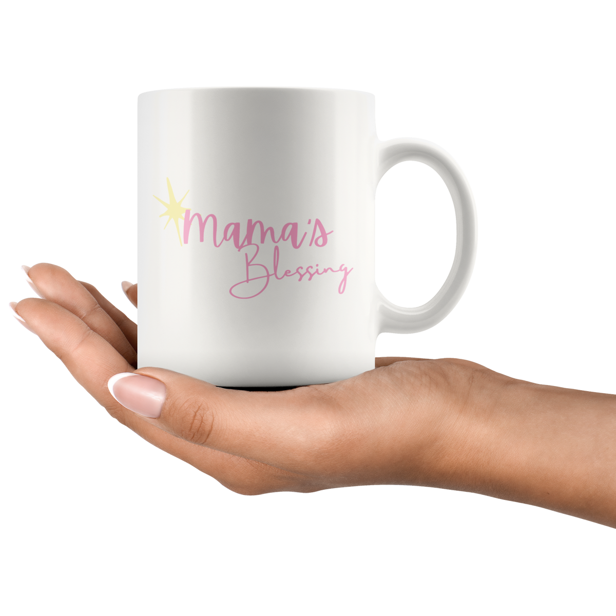 Mama's Blessing and Blessed Mama Cute Mug Combo