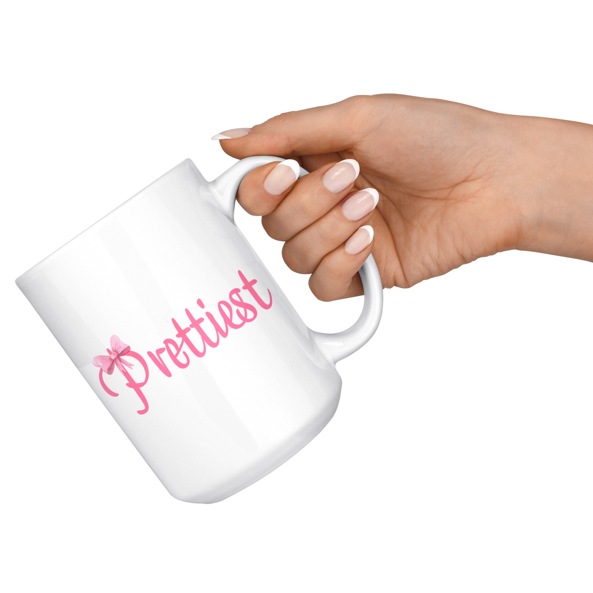Prettiest with Bow Mom &  Me Mug Set