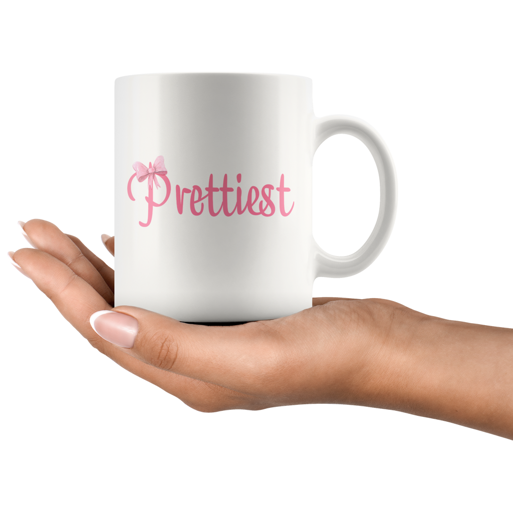 Prettiest with Bow Mom &  Me Mug Set