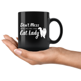 Load image into Gallery viewer, Don&#39;t Mess With the Chic Cool Cat Lady Mug Set