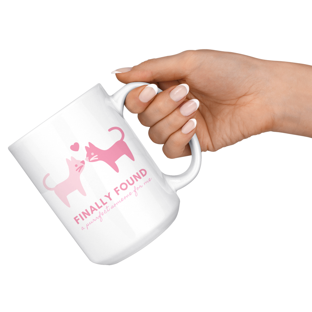 Finally Found the Purrfect Someone For Me Couple Mug