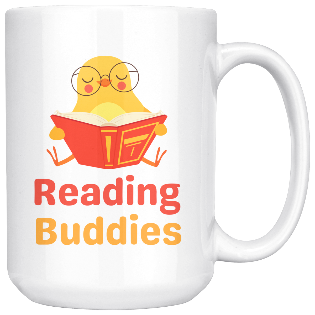 Reading Buddies Cute Bird Mug Set