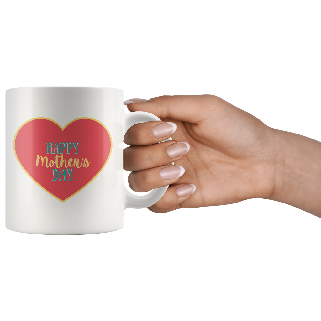 Love You Happy Mother's Day Mommy & Me Mug Set