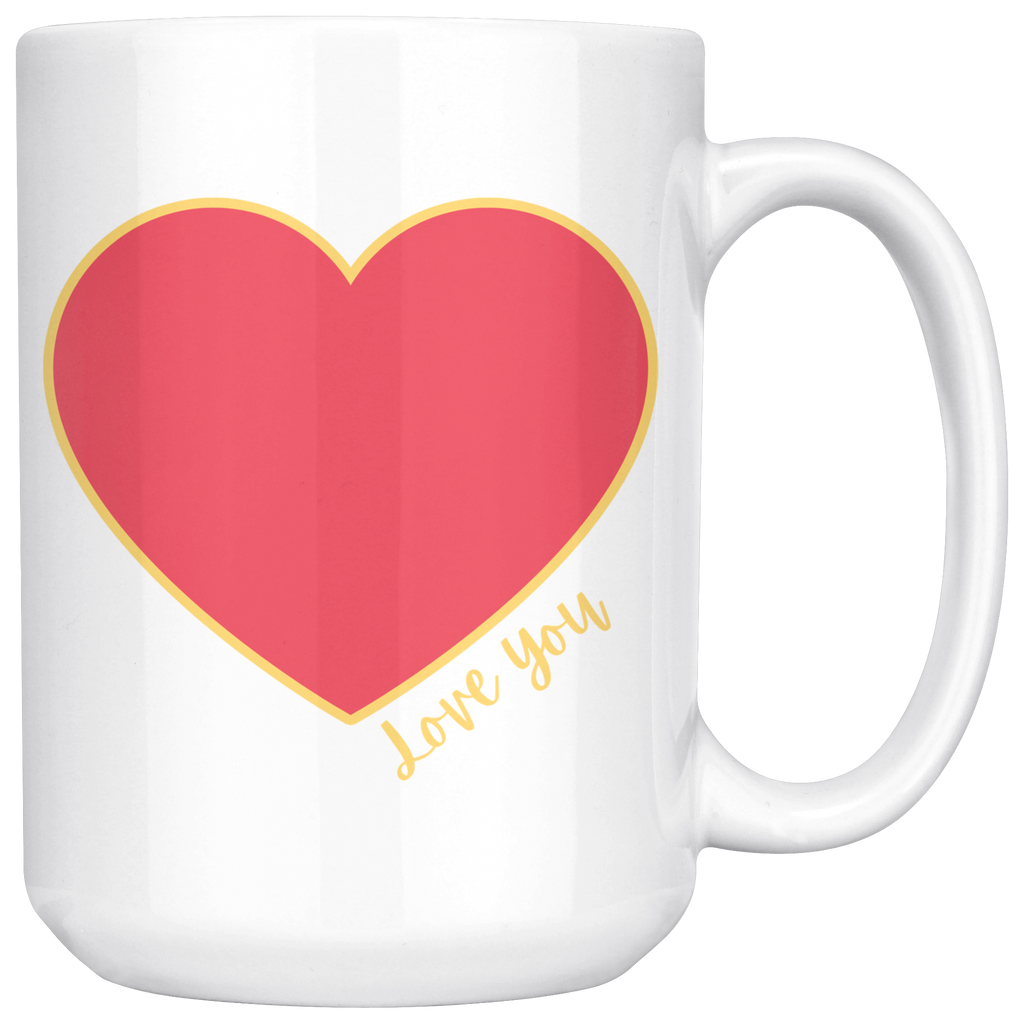Love You Happy Mother's Day Mommy & Me Mug Set