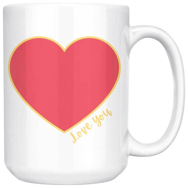 Love You Happy Mother's Day Mommy & Me Mug Set