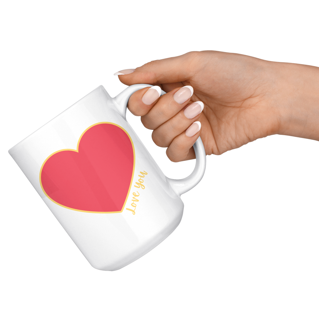 Love You Happy Mother's Day Mommy & Me Mug Set
