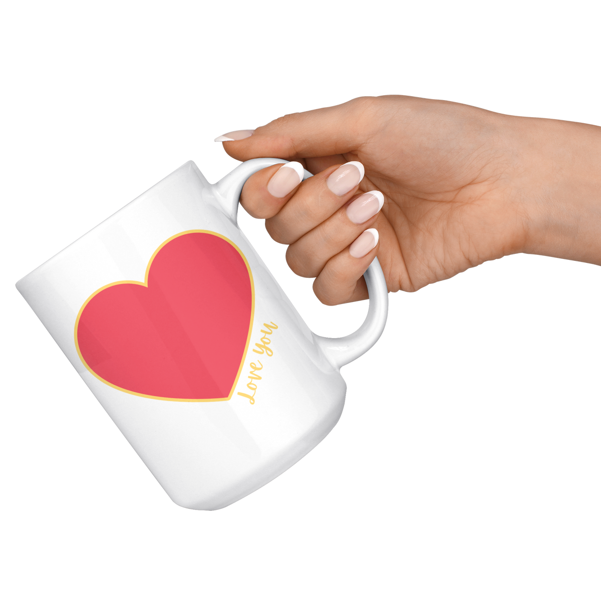Love You Happy Mother's Day Mommy & Me Mug Set
