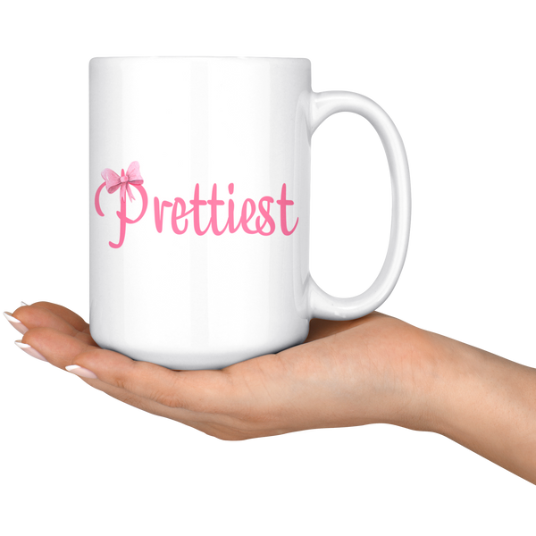 Prettiest with Bow Mom &  Me Mug Set