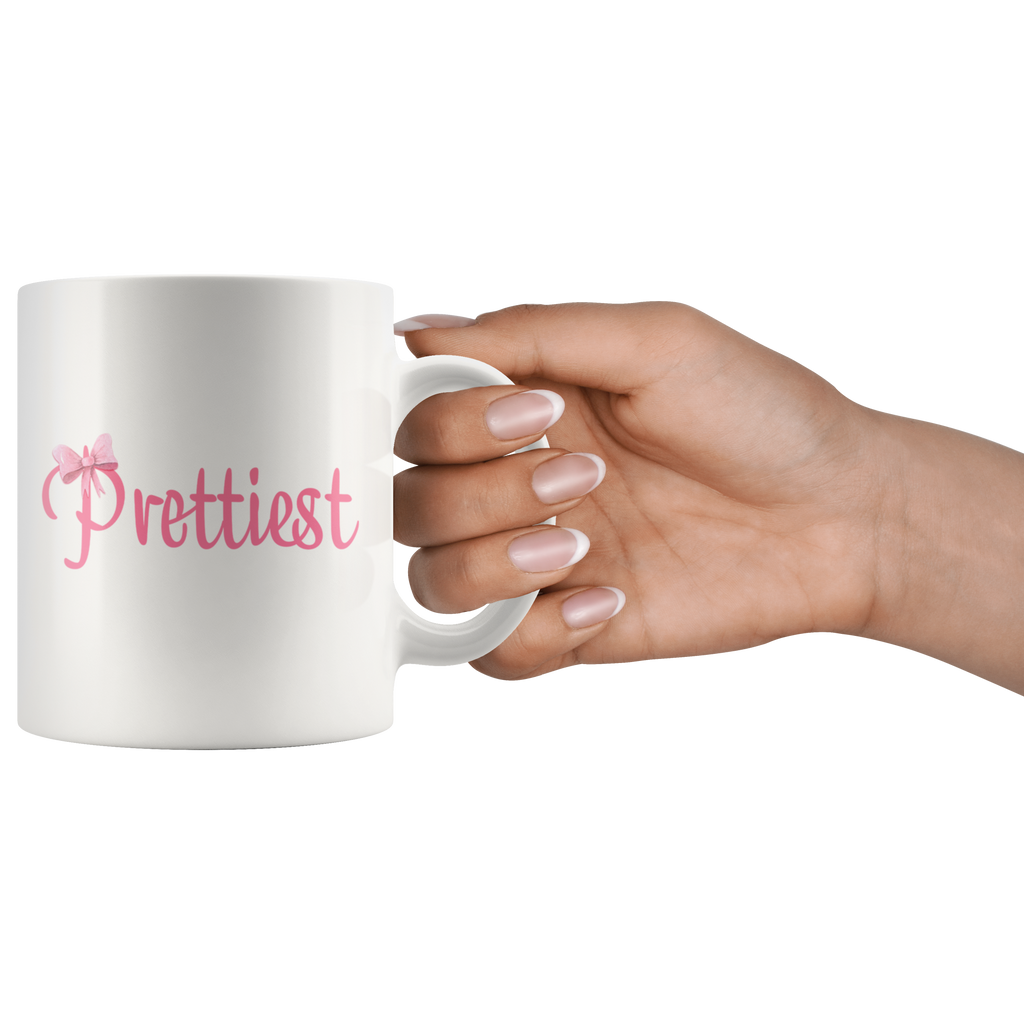 Prettiest with Bow Mom &  Me Mug Set