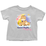 Load image into Gallery viewer, Good Night, Mama Good Night My Love Cute Giraffe Pajama Shirts