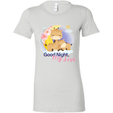 Load image into Gallery viewer, Good Night, Mama Good Night My Love Cute Giraffe Pajama Shirts