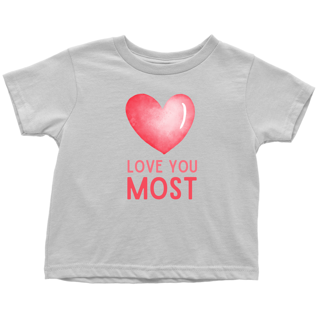 Love You Most, Love You More Heart Mommy and Me Shirt Set