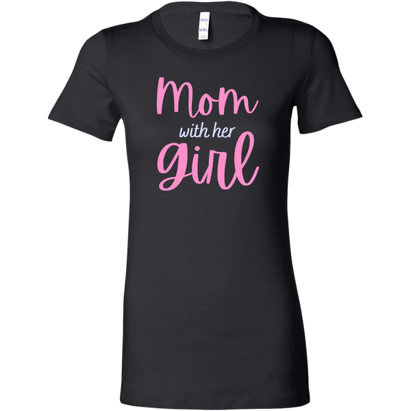 Mommy & Me Cursive Ribbon Shirt Set Combo