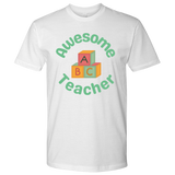 Load image into Gallery viewer, Awesome student and Teacher Daddy &amp; Me Shirt Set Combo