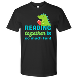 Load image into Gallery viewer, Reading Together is so much Fun! Daddy &amp; Me Shirt Set Combo
