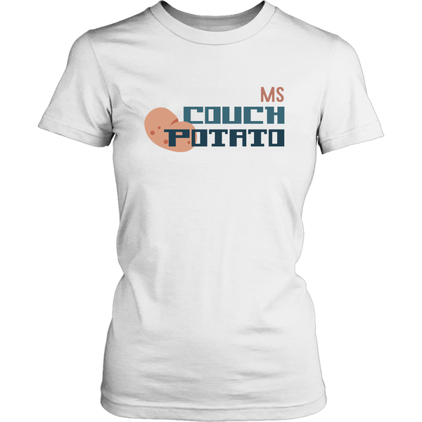 Mr & Ms Couch Potato Couples Shirt Set
