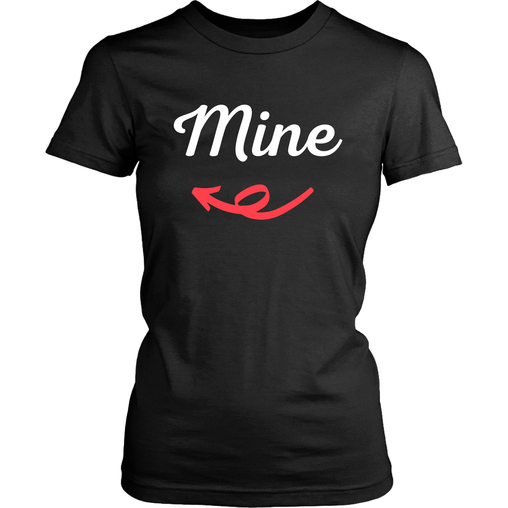 Mine Cute Couple T-Shirt Combo Set