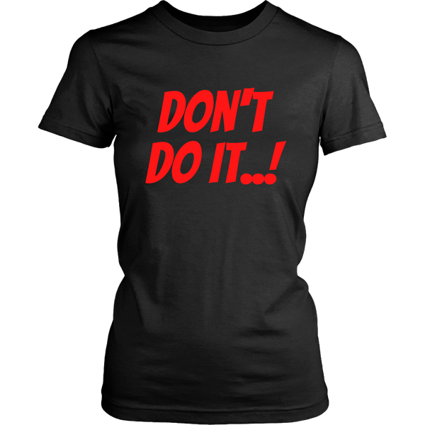 Don't Do It... Oops Funny Couple T-Shirt Set Combo