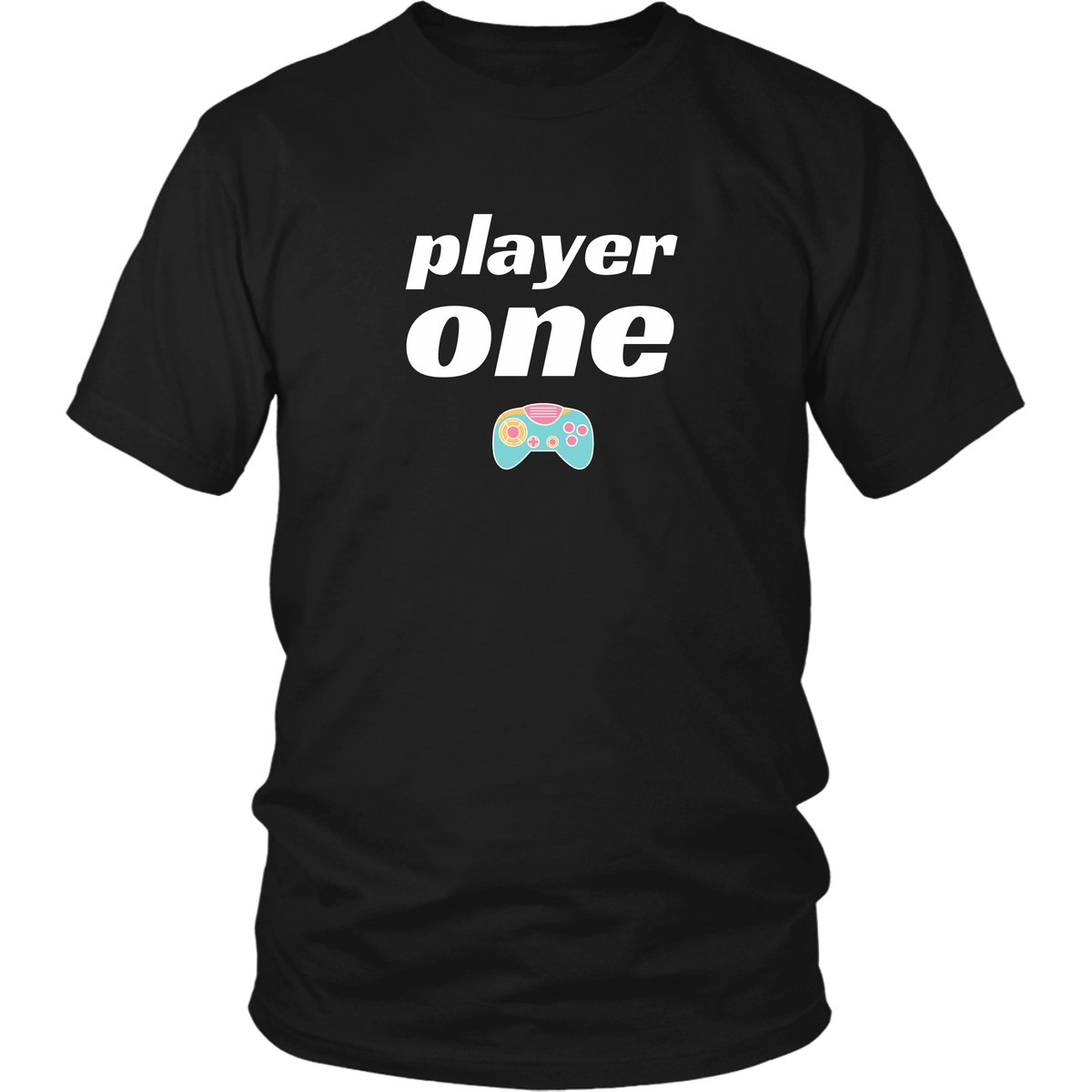 Player One Player Two Gamer Couple T-Shirt Set Combo