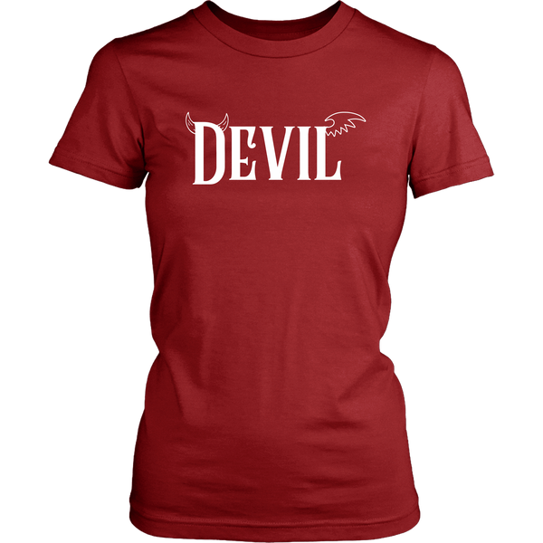 Devil ♀ & Angel ♂ Couple T-Shirt Set Combo