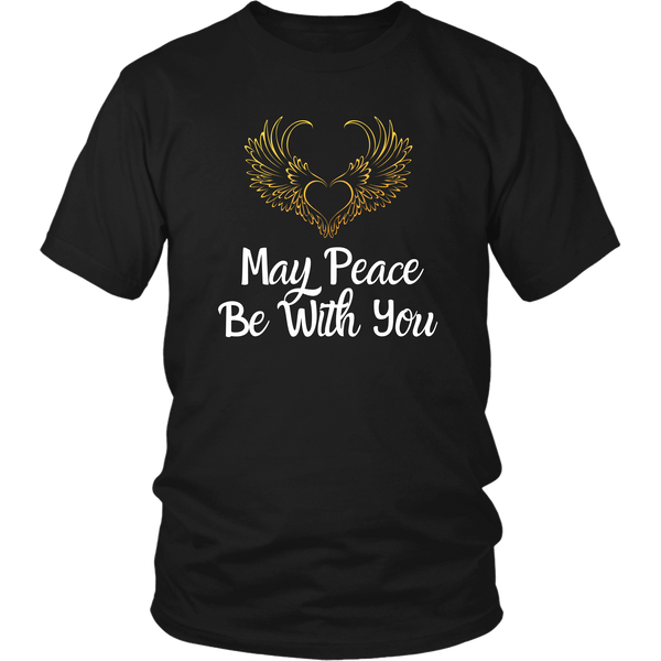 May Peace Be With You Golden Wings T-Shirt Set