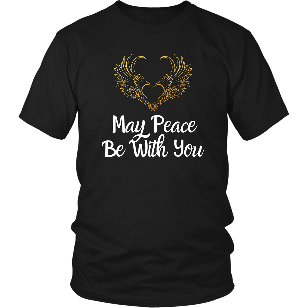 May Peace Be With You Golden Wings T-Shirt Set