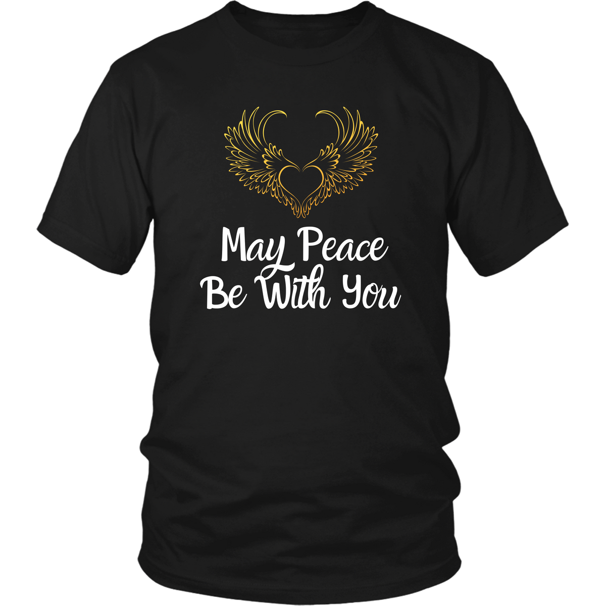 May Peace Be With You Golden Wings T-Shirt Set
