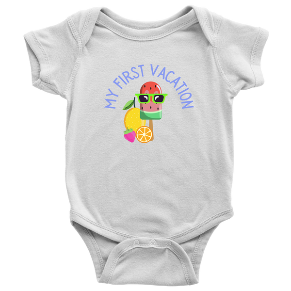 My Son's First Vacation Cute Dad & Me Matching Set
