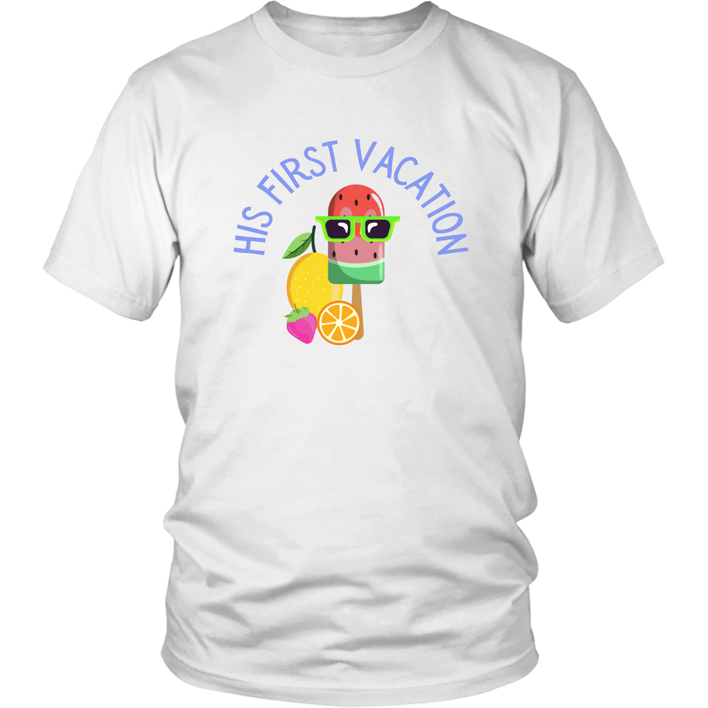 My Son's First Vacation Cute Dad & Me Matching Set