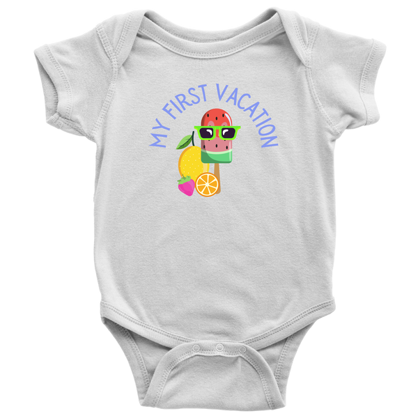My Son's First Vacation Cute Mom & Me Matching Set