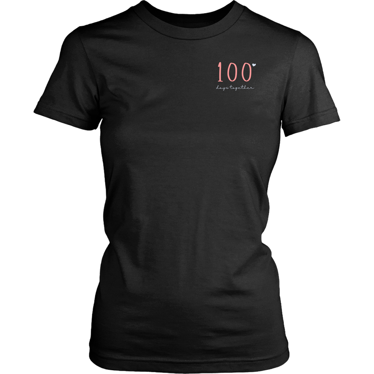 100 Days Together Couples T-Shirt Set