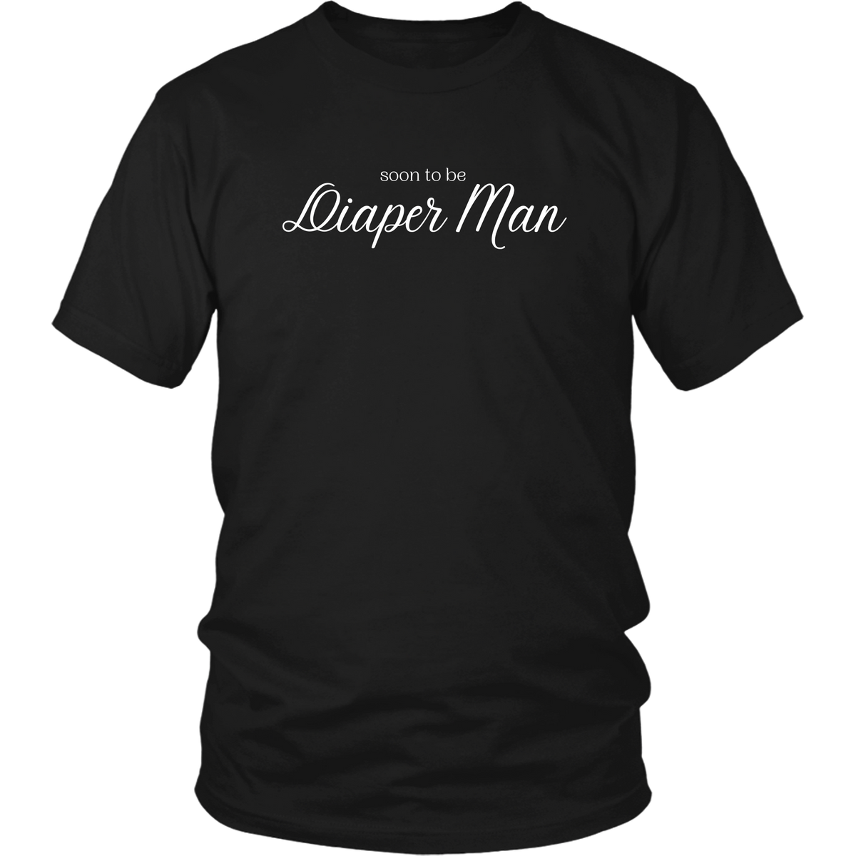 Soon To Be Diaper Man and Vomit Catcher Funny Couples T-Shirt Set