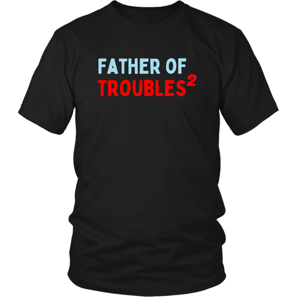Double Trouble Twin Siblings Parents T-Shirt Set