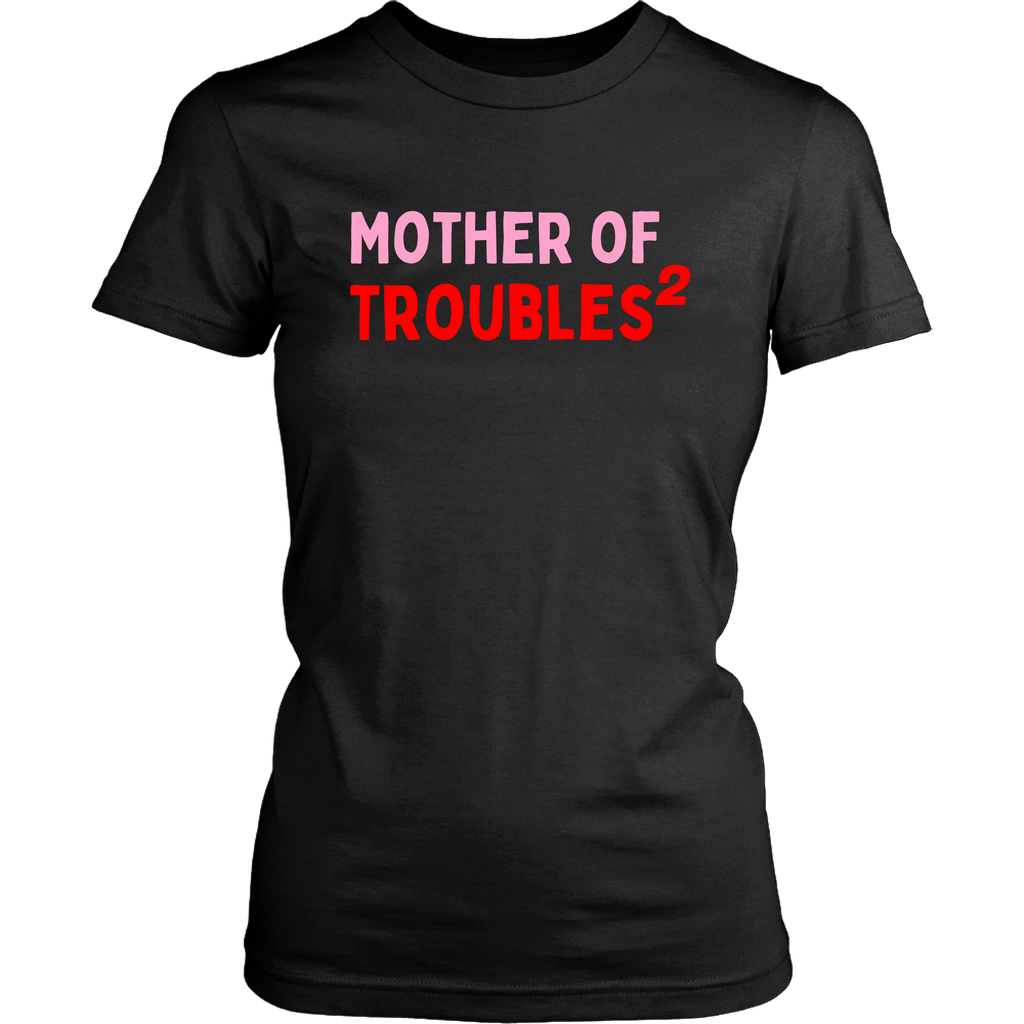 Double Trouble Twin Siblings Parents T-Shirt Set