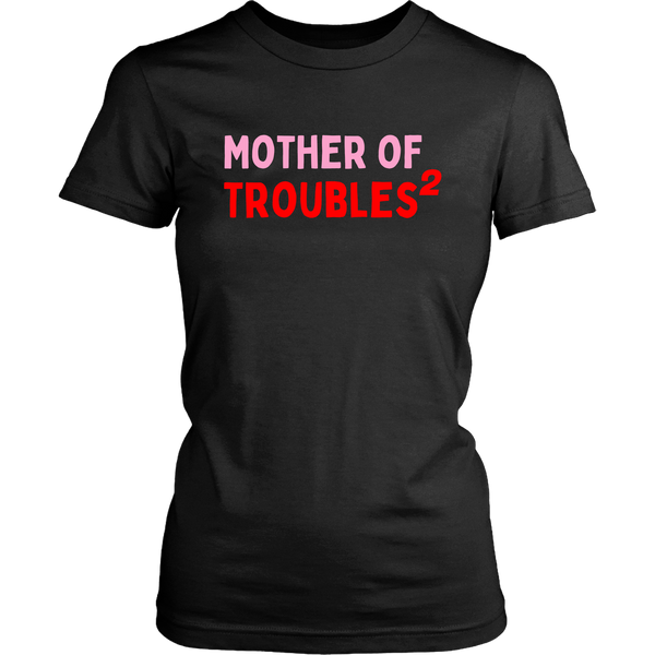 Double Trouble Twin Siblings Parents T-Shirt Set