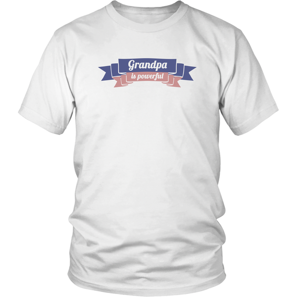 Powerful Grandpa Powerful Grandma T-Shirt Set