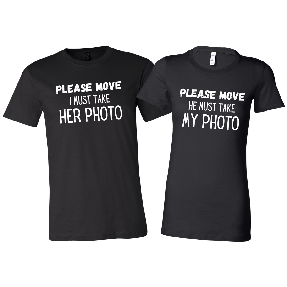 Photo Selfie Taking Couple Funny Couple Shirt Set