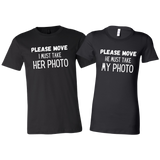 Load image into Gallery viewer, Photo Selfie Taking Couple Funny Couple Shirt Set