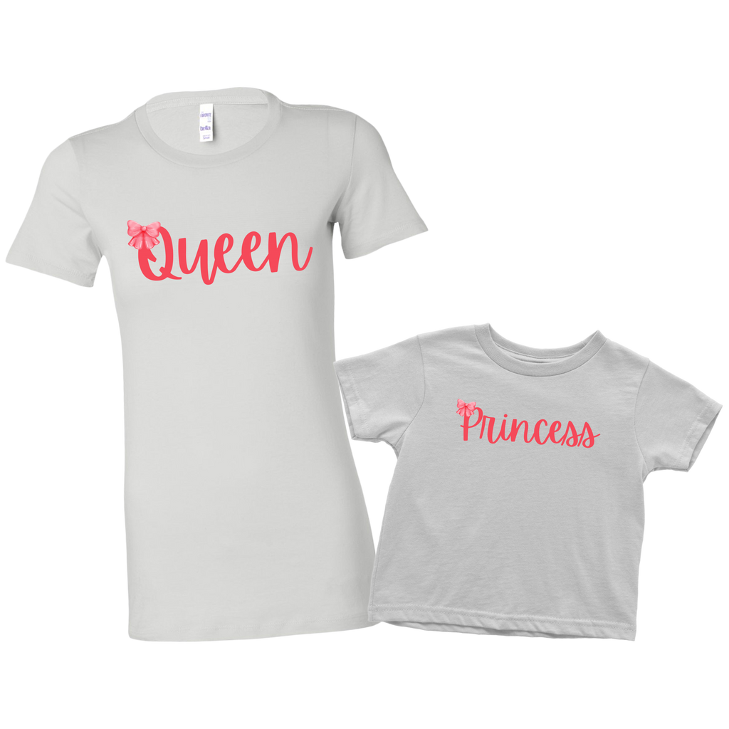 Princess and Queen Cute Mommy & Me Comfy Shirt Set