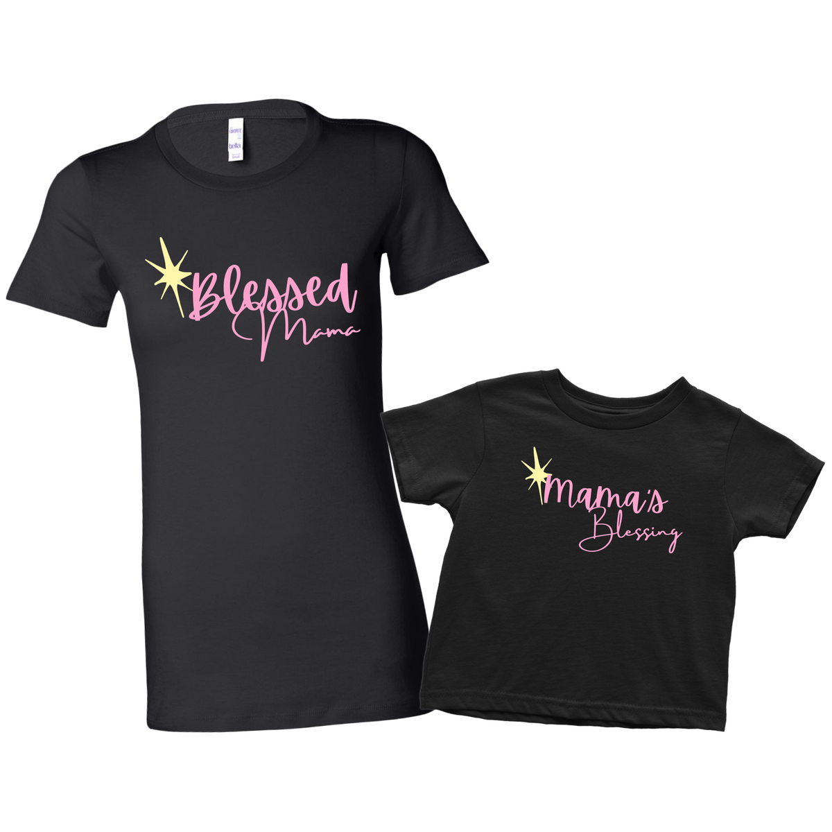 Mama's Blessing and Blessed Mama Cute Mommy & Me Set Combo