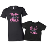 Load image into Gallery viewer, Mommy &amp; Me Cursive Ribbon Shirt Set Combo