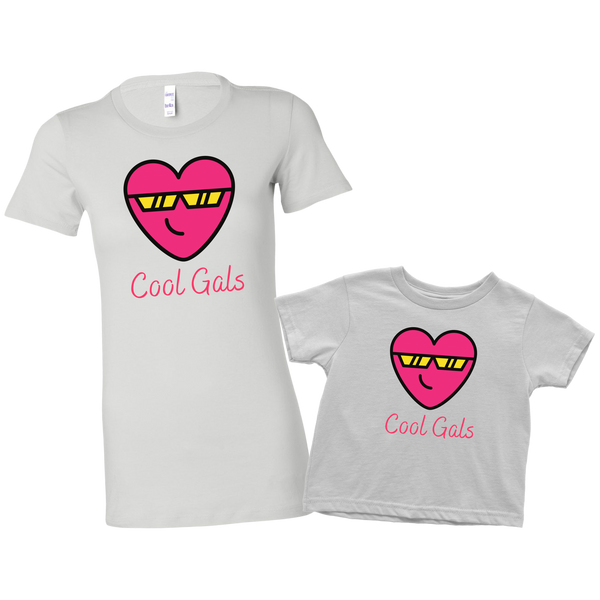 Cool Gals Mommy & Me Shirt Set Combo