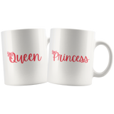Load image into Gallery viewer, Princess and Queen Cute Mommy &amp; Me Mug Set