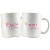 Load image into Gallery viewer, Mama&#39;s Blessing and Blessed Mama Cute Mug Combo