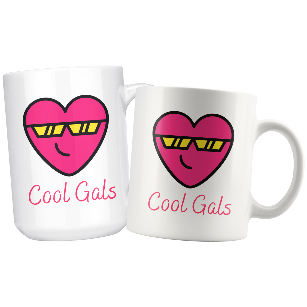 Cool Gals 11oz+15oz Mug Set