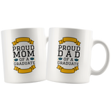Load image into Gallery viewer, Proud Mom &amp; Dad of a Graduate Mug Set Combo